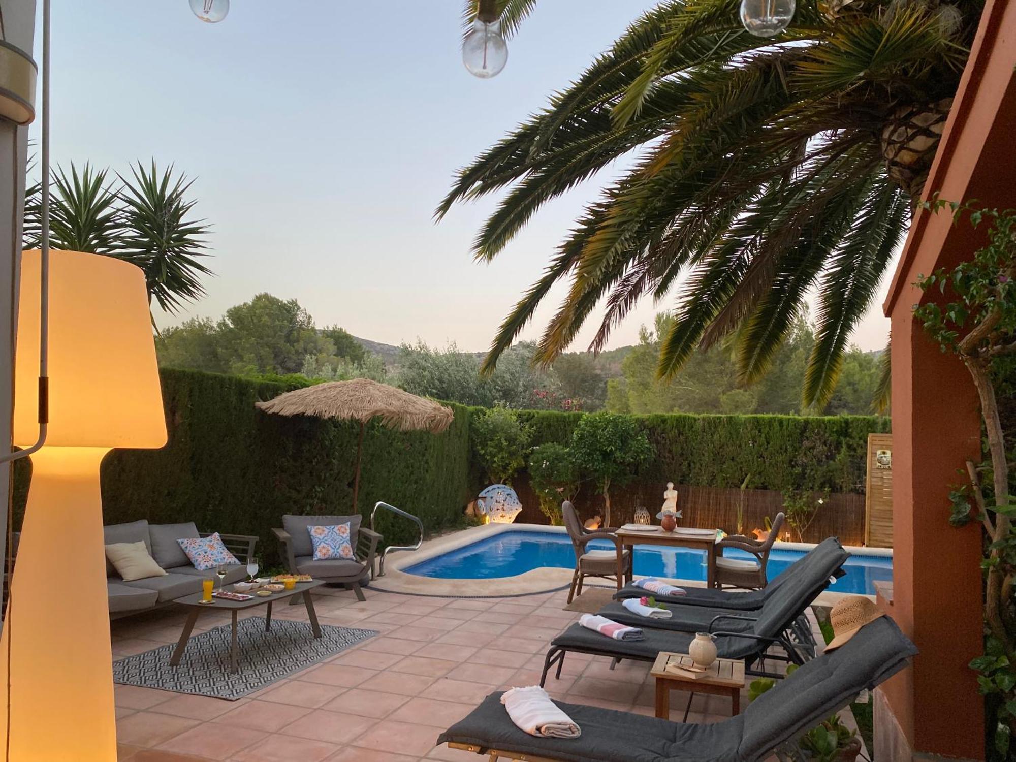 Maison Cosy Au Pied Du Golf Avec Piscine Privee Muntanya la Sella Ngoại thất bức ảnh